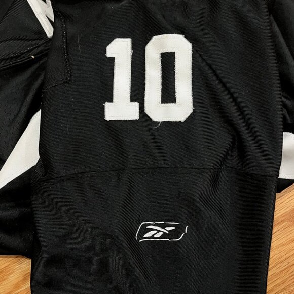 ELI MANNING reebok #10 jersey vintage YOUTH XL 18/20 black no team nfl - Picture 8 of 8